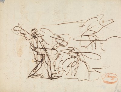 Figure Composition Study 25 by George Romney